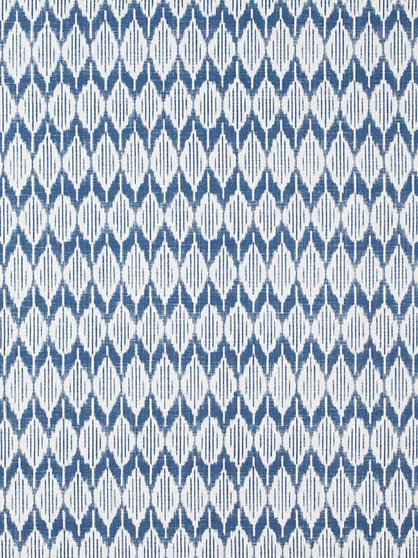 Balin Ikat Navy Fabric AF73023 by Anna French Fabrics for sale at Wallpapers To Go