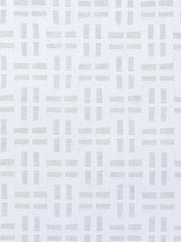 Lock Embroidery White Fabric AW73000 by Anna French Fabrics for sale at Wallpapers To Go