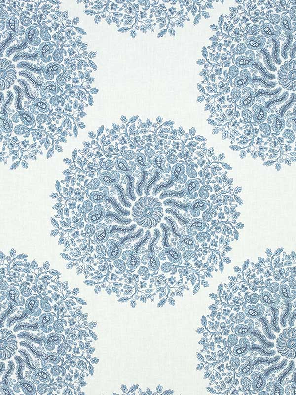 La Provence Blue and White Fabric AF78795 by Anna French Fabrics for sale at Wallpapers To Go