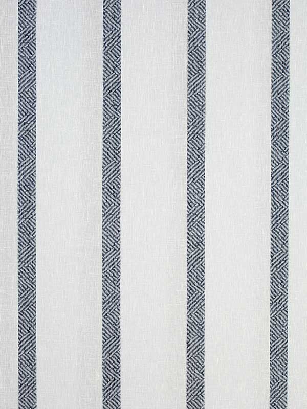Cobble Hill Stripe Navy Fabric FWW7127 by Thibaut Fabrics for sale at Wallpapers To Go