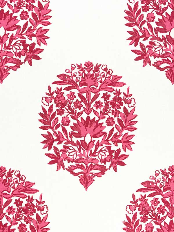 Ridgefield Pink Fabric F914321 by Thibaut Fabrics for sale at Wallpapers To Go