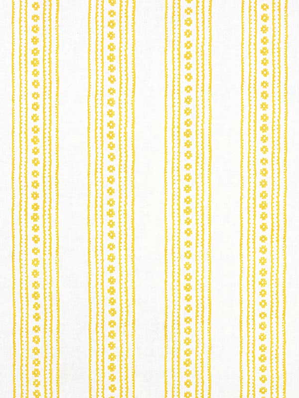New Haven Stripe Yellow Fabric F910610 by Thibaut Fabrics for sale at Wallpapers To Go
