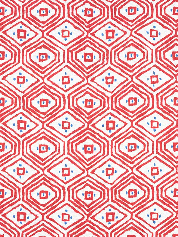 Pass A Grille Red Fabric F910614 by Thibaut Fabrics for sale at Wallpapers To Go