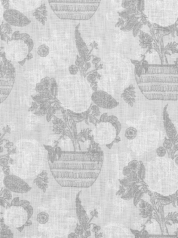 Tullamore Grey Fabric F972589 by Thibaut Fabrics for sale at Wallpapers To Go
