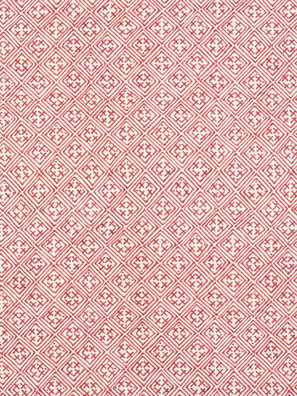Laos Red Fabric F972616 by Thibaut Fabrics for sale at Wallpapers To Go