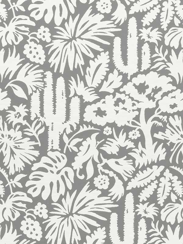 Botanica Nickel Fabric W74624 by Thibaut Fabrics for sale at Wallpapers To Go