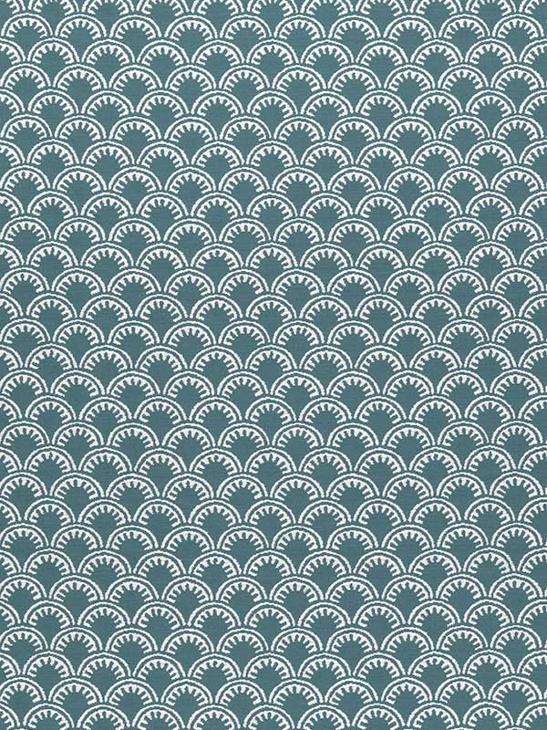 Maisie Teal Fabric W74644 by Thibaut Fabrics for sale at Wallpapers To Go