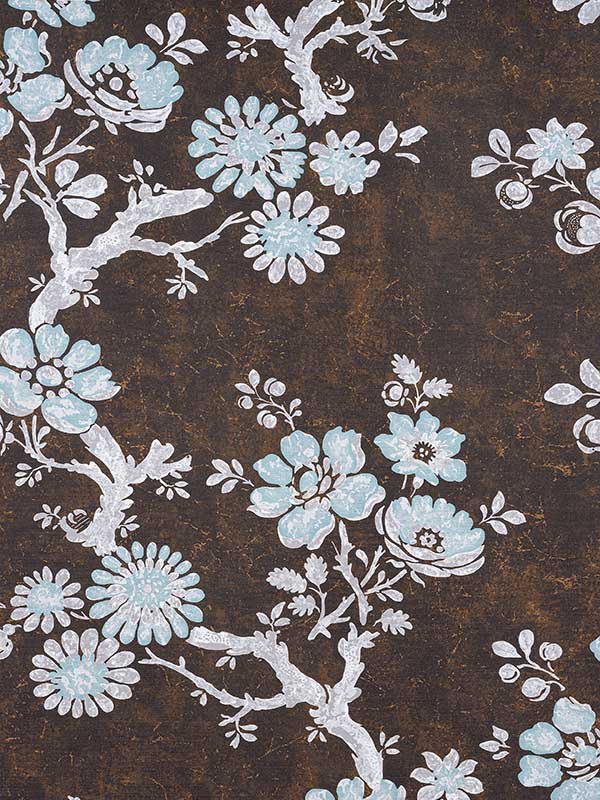 Claudette Brown Fabric F910817 by Thibaut Fabrics for sale at Wallpapers To Go