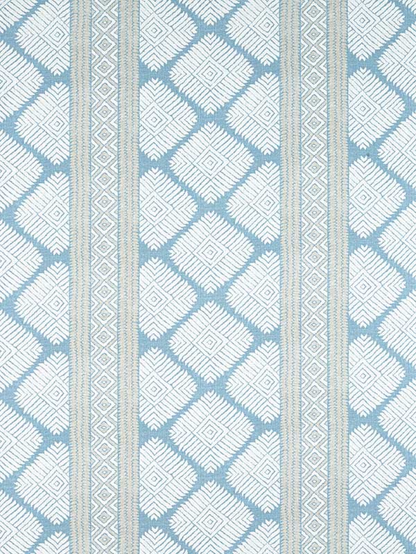 Austin Spa Blue Fabric F913251 by Thibaut Fabrics for sale at Wallpapers To Go