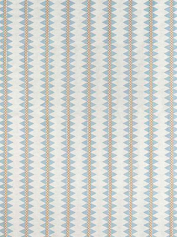 Reno Stripe Embroidery Spa Blue Fabric W713241 by Thibaut Fabrics for sale at Wallpapers To Go