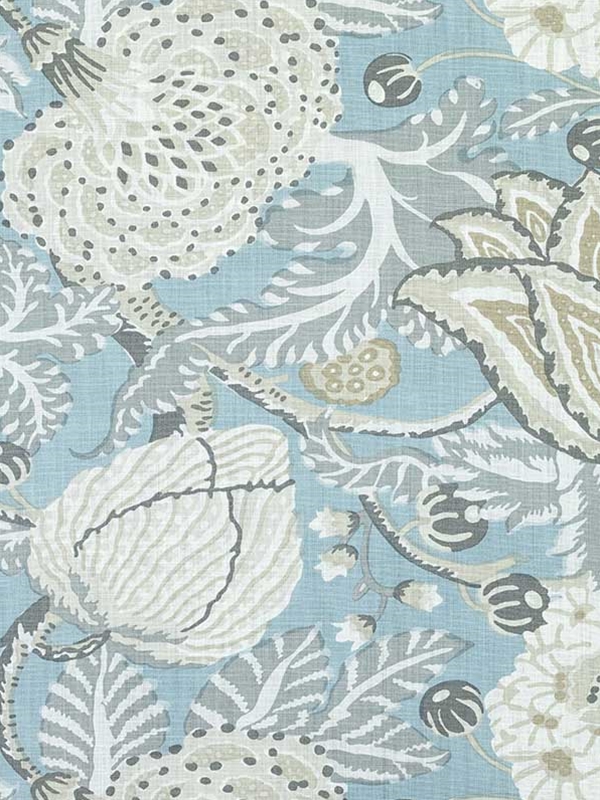 Mitford Aqua Fabric F92948 by Thibaut Fabrics for sale at Wallpapers To Go