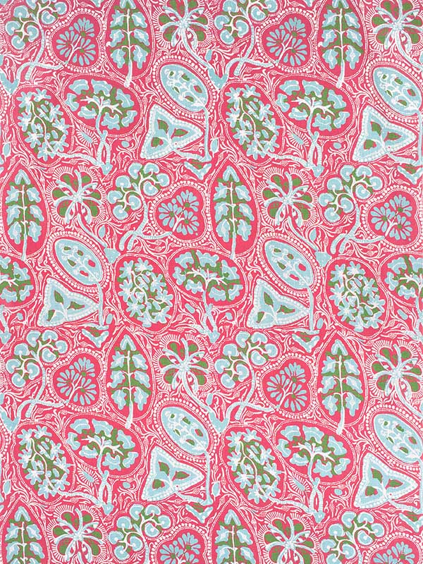 Cochin Pink Fabric F988719 by Thibaut Fabrics for sale at Wallpapers To Go