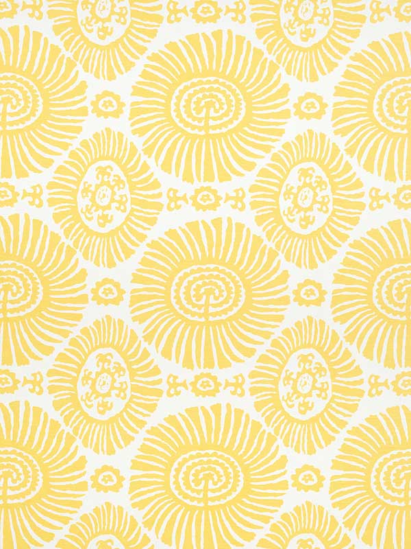 Solis Yellow Fabric F910086 by Thibaut Fabrics for sale at Wallpapers To Go