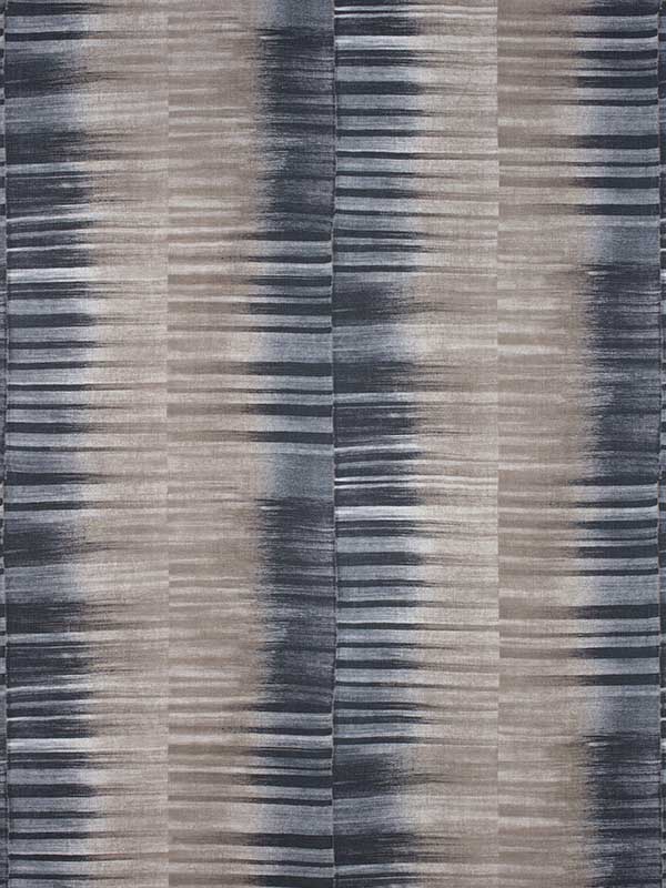 Mekong Stripe Charcoal and Taupe Fabric F910089 by Thibaut Fabrics for sale at Wallpapers To Go