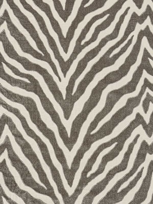 Etosha Velvet Taupe Fabric W80405 by Thibaut Fabrics for sale at Wallpapers To Go
