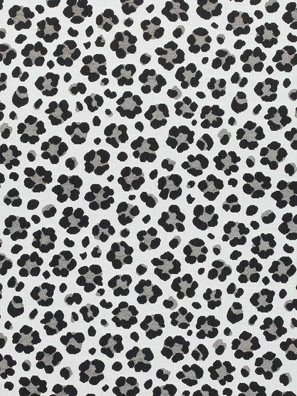 Trixie Black and Grey Fabric W80420 by Thibaut Fabrics for sale at Wallpapers To Go