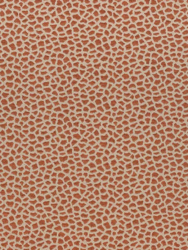 Masai Terracotta Fabric W80424 by Thibaut Fabrics for sale at Wallpapers To Go