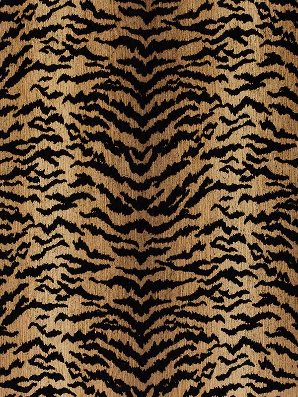 Aja Black Fabric W80450 by Thibaut Fabrics for sale at Wallpapers To Go