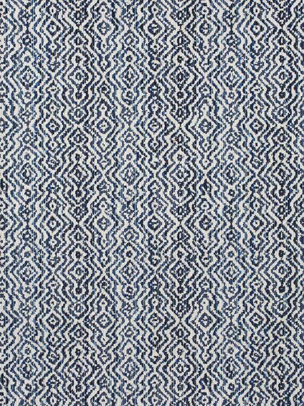 Anastasia Navy Fabric W80691 by Thibaut Fabrics for sale at Wallpapers To Go