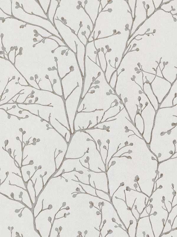Koura Silver Branches Wallpaper 297686453 by A Street Prints Wallpaper for sale at Wallpapers To Go