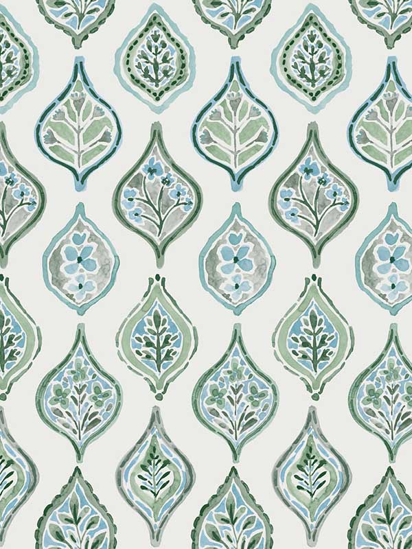 Marketplace Motif Pale Grey Green Wallpaper MN1851 by York Wallpaper for sale at Wallpapers To Go