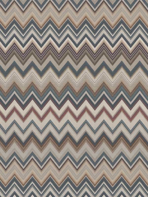 Happy Zig Zag Green Brown Wallpaper MI10332 by York Wallpaper for sale at Wallpapers To Go