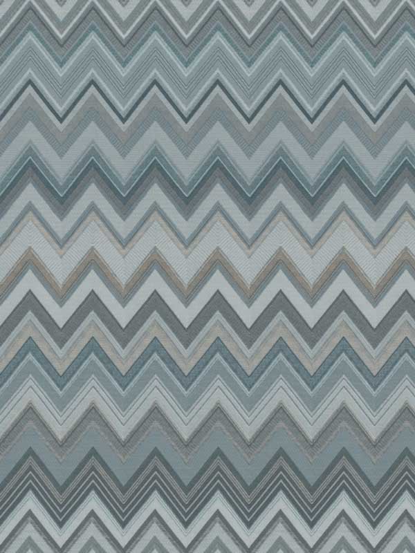Happy Zig Zag Blue Wallpaper MI10335 by York Wallpaper for sale at Wallpapers To Go
