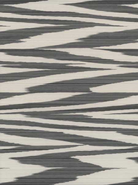 Flamed Zig Zag Black Cream Wallpaper MI10341 by York Wallpaper for sale at Wallpapers To Go