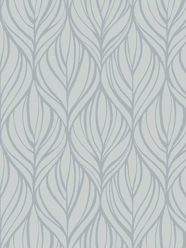Palma Blue Silver Wallpaper DT5083 by Candice Olson Wallpaper for sale at Wallpapers To Go