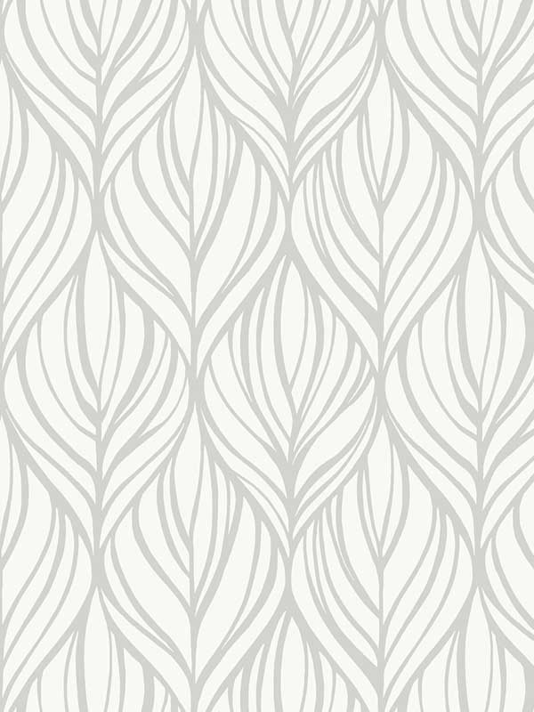 Palma White Silver Wallpaper DT5084 by Candice Olson Wallpaper for sale at Wallpapers To Go