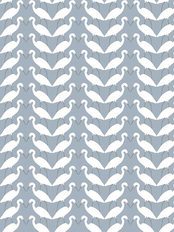 Elegant Birds Blue Peel and Stick Wallpaper PSW1347RL by York Wallpaper for sale at Wallpapers To Go