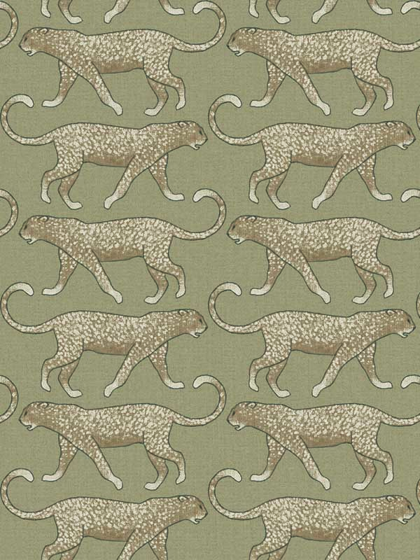 Big Cat Walk Brown Peel and Stick Wallpaper PSW1358RL by York Wallpaper for sale at Wallpapers To Go