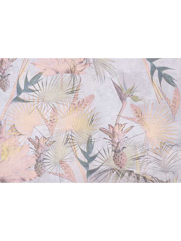 Tropical Concrete 8 Panel Mural 8212 by Brewster Wallpaper for sale at Wallpapers To Go