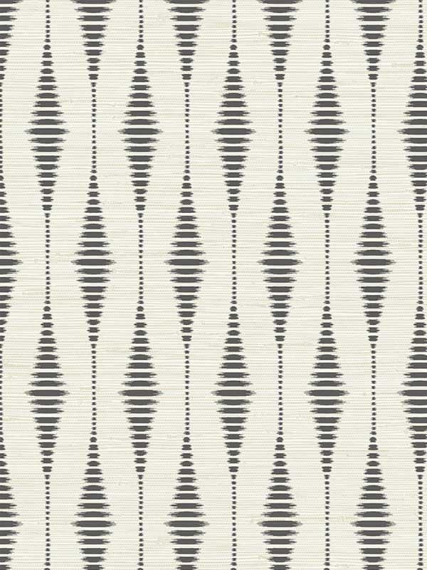 Rabaul Ikat Natural Wallpaper GL21106 by Wallquest Wallpaper for sale at Wallpapers To Go