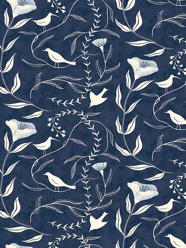 Birdsong Baltic Peel and Stick Wallpaper WTG-242754 by P Kaufmann Wallpaper for sale at Wallpapers To Go