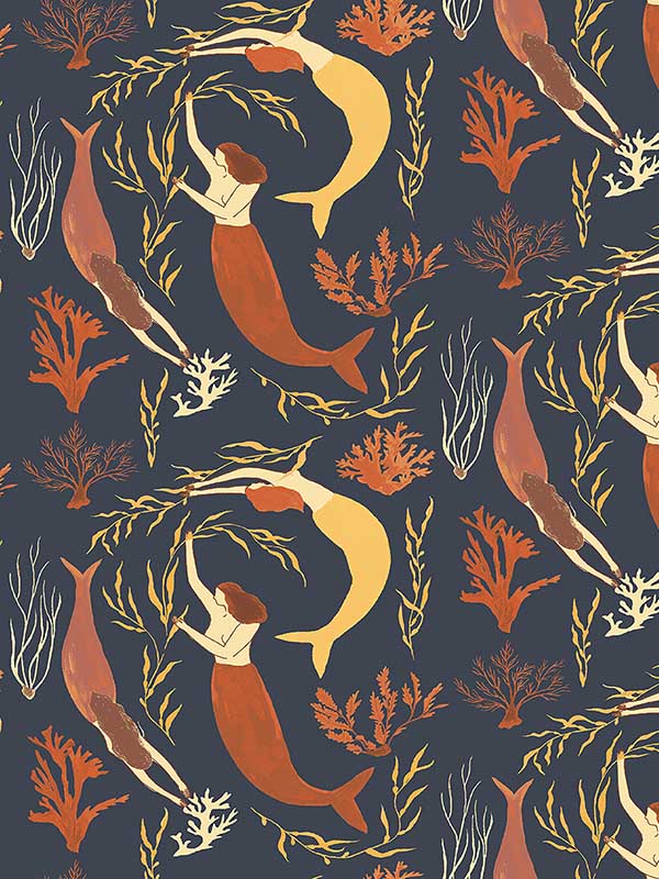 Muses Baltic Peel and Stick Wallpaper WTG-242760 by P Kaufmann Wallpaper for sale at Wallpapers To Go