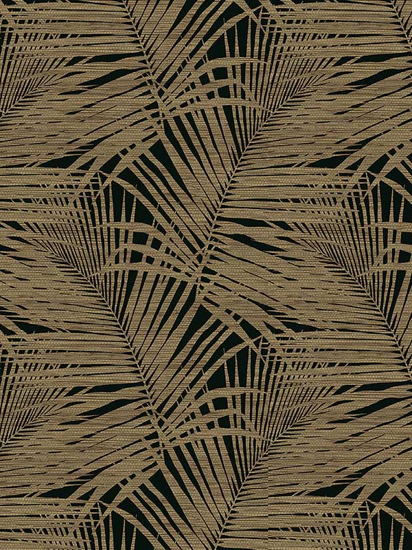 Shadow Palms Noir Peel and Stick Wallpaper WTG-242827 by Tommy Bahama Wallpaper for sale at Wallpapers To Go