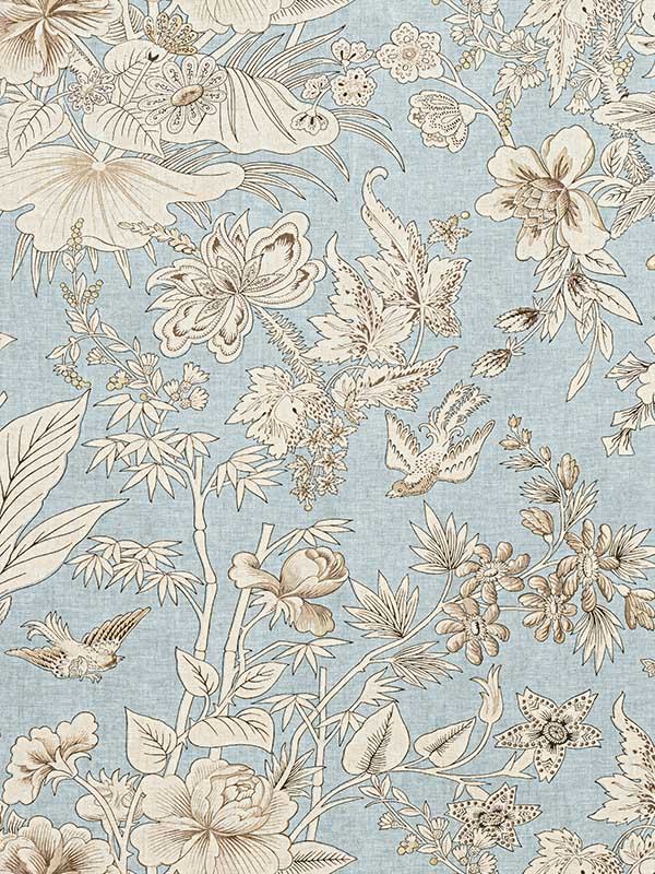 Rosalind Spa Blue Fabric WTG-243388 by Thibaut Fabrics for sale at Wallpapers To Go