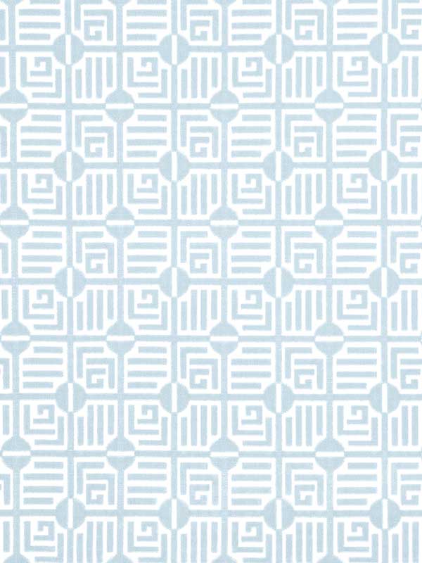 Labyrinth Velvet Spa Blue Fabric WTG-243431 by Thibaut Fabrics for sale at Wallpapers To Go