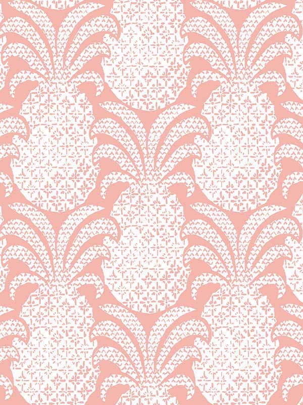 Colony Club Shell Pink Peel and Stick Wallpaper WTG-247834 by York Wallpaper for sale at Wallpapers To Go