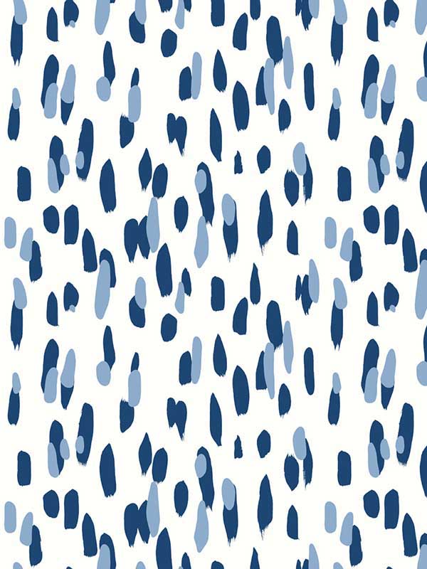 Club House Navy Blue Peel and Stick Wallpaper WTG-247837 by York Wallpaper for sale at Wallpapers To Go