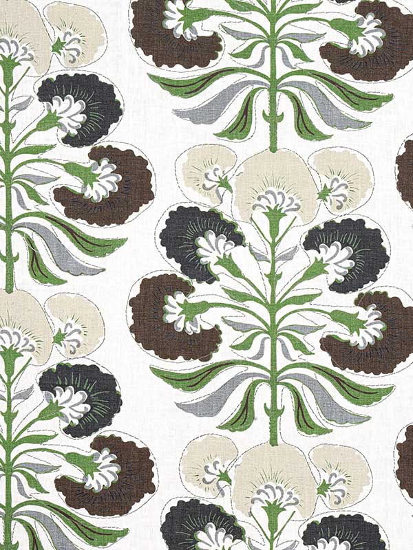Tybee Tree Black and Green Fabric WTG-253759 by Thibaut Fabrics for sale at Wallpapers To Go