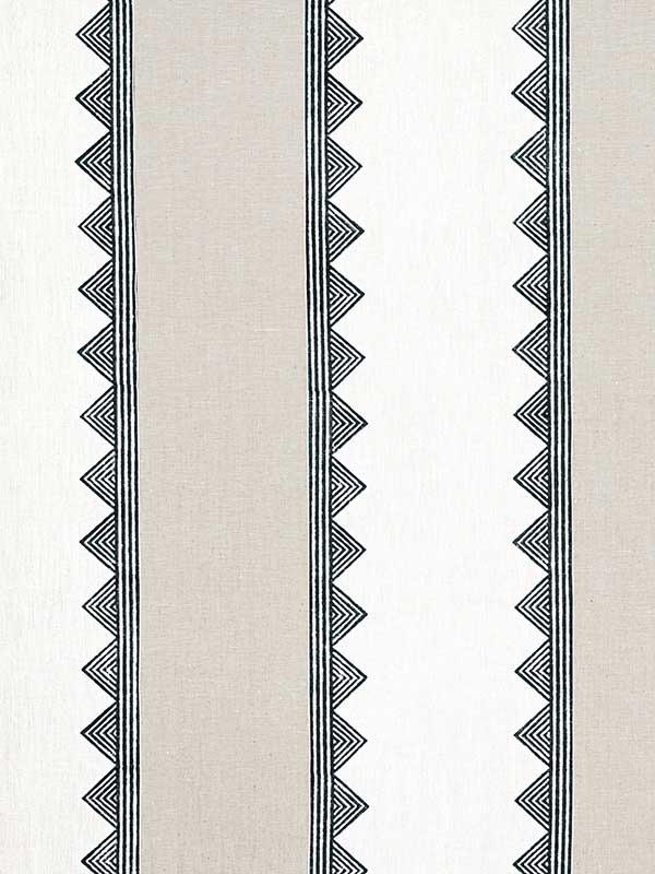 Kismet Stripe Black Fabric WTG-253776 by Thibaut Fabrics for sale at Wallpapers To Go