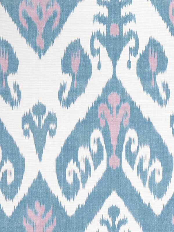 Indies Ikat Lavender and French Blue Fabric WTG-253793 by Thibaut Fabrics for sale at Wallpapers To Go