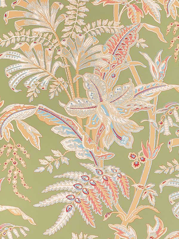 Seychelles Leaf Wallpaper WTG-258287 by Brunschwig and Fils Wallpaper for sale at Wallpapers To Go