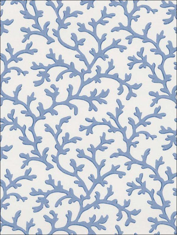 Coral Vine Ocean Wallpaper 5004414 by Schumacher Wallpaper for sale at Wallpapers To Go