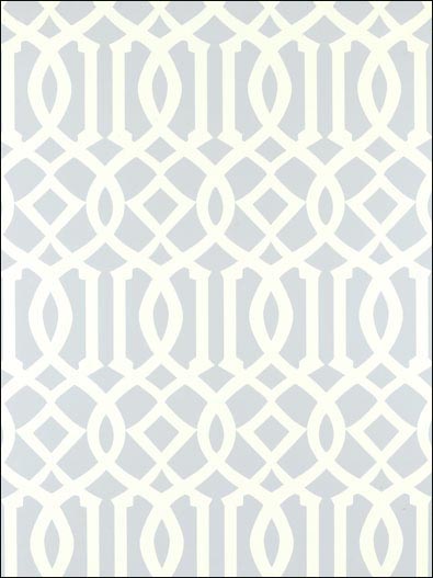 Imperial Trellis Soft Aqua Wallpaper 5003363 by Schumacher Wallpaper for sale at Wallpapers To Go